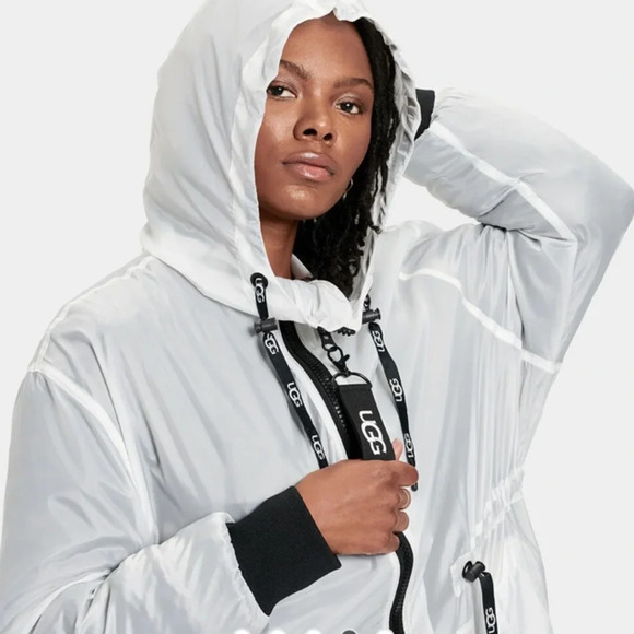 UGG BRITTANY HOODED ANORAK JACKET SIZE SMALL - Picture 1 of 7